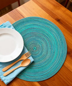 Tapis isolant thermique monobloc pour table de salle à manger, protection pour assiettes et bols, vente en gros usine S2-009 - Product Image 3