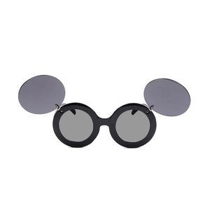 Classic Fashion Chic popolare carino divertente ovale Steampunk Flip <span class=keywords><strong>occhiali</strong></span> da sole donna rotonda Sexy Party Mouse <span class=keywords><strong>occhiali</strong></span> da sole - Product Image 1