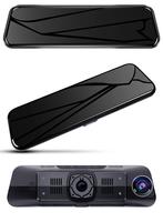 Caméra DVR Android pour voiture ADAS, rétroviseur 4G, 10 pouces, rétroviseur de recul automatique, 1080P, WiFi, GPS, caméra embarquée, enregistreur vidéo