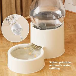 Automatische voerbak met drinkfontein, 5 liter voedselopslag en slimme <span class=keywords><strong>timer</strong></span> voor katten en honden - Product Image 3