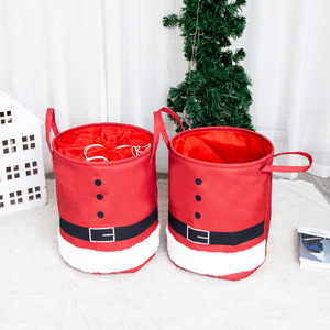 Đóng Mở Vải Vải Giáng Sinh Trang Trí Lưu Trữ Giỏ Công Suất Lớn Đa-Mục Đích Hộp Quà Tặng - Product Image 4