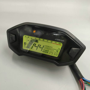 אופנוע תצוגת 7 צבע תאורה אחורית משתנה + חיישן Tachometer מד מרחק בנזין אופנוע שמן רמת מד שינוי חלק - Product Image 2