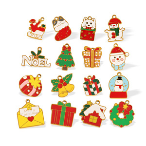 จี้การ์ตูนคริสต์มาสโลหะผสมสังกะสี DIY อุปกรณ์เครื่องประดับสำหรับของขวัญจี้สำหรับทุกเพศ - Product Image 5