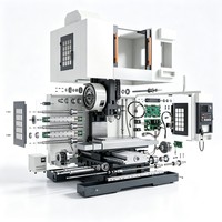 Centre d'usinage vertical VMC850 3 axes BT40, table 1000x500mm, charge 600kg, 7,5kW, 8000 tr/min, machine de fraisage CNC FANUC