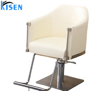เก้าอี้ตัดผม Kisen Fashion Modern Barber แบบพับได้ ยกได้ พร้อมปั๊มไฮดรอลิกขนาดใหญ่ สำหรับร้านเสริมสวย - Product Image 4