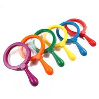Big Kids Magnifying Glasses Acrylic Magnifier Learning Science Educational Toy 4.5x