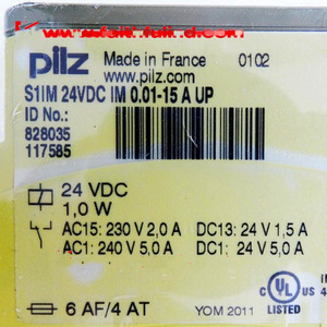 Pilz S1IM Safety <b>Relay</b> 24VDC 828010 828035 - Product Image 4
