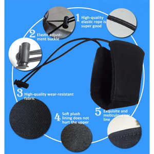 Protector de talón para zapatos de conducir, tela Oxford, antifricción, para hombres, uso en coche - Product Image 2