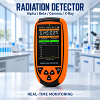 Détecteur de rayonnement nucléaire Aikesi HFS-7311 avec capteur à fenêtre en mica, alarme sonore et visuelle pour la surveillance des rayons Alpha, Beta, Gamma et X