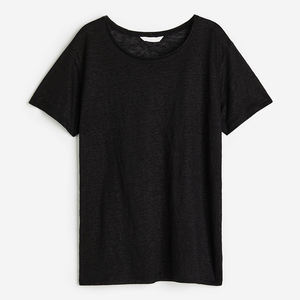 Profesional fabrica camisetas de mujer con manga corta cuello redondo ropa de mujer de algodón - Product Image 2