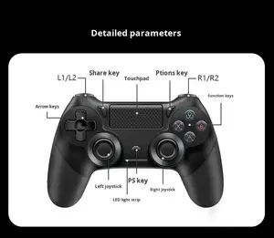 Control Inalámbrico <span class=keywords><strong>para</strong></span> <span class=keywords><strong>Juegos</strong></span> P4 Más Vendido, con Vibración <span class=keywords><strong>de</strong></span> Seis Ejes y Luces <span class=keywords><strong>de</strong></span> Conectividad <span class=keywords><strong>para</strong></span> P4/PS/<span class=keywords><strong>PC</strong></span> - Product Image 3