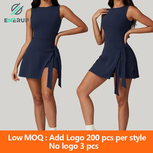 Enerup运动吊带防曝光网球连衣裙定制运动修身跑步服高尔夫泡菜桨网球 - Product Image 2