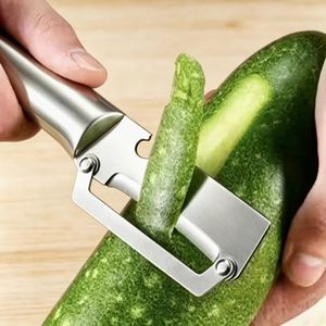 Stainless Steel Fruit Vegetable <b>Peeler</b> Multi Function Kitchen Tool For Fresh Produce Peeling - Product Image 1