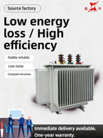 Transformateur de puissance triphasé immergé dans l'huile pour extérieur 400 kVA 20 kV à triple enroulement de bobine résistant à la corrosion