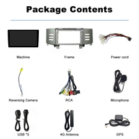 Autoradio avec écran 2K de 9 pouces, lecteur DVD stéréo automobile, DSP 4G GPS 2.5D pour Toyota Mark 2004-2009