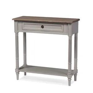 Boa aparência e durabilidade superior Estilo elegante De madeira Console Modern Table Metal