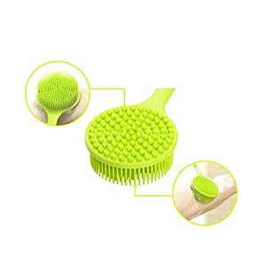 De silicona de <span class=keywords><strong>ducha</strong></span> de baño espalda depurador cepillo con <span class=keywords><strong>mango</strong></span> largo - Product Image 5