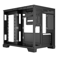 AntarcChill Panoramic Gaming PC Case Factory OEM ATX Desktop Computer Chassis with Full Side Tempered Glass Panel