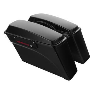 กระเป๋าข้างมอเตอร์ไซค์ ABS สีดำคุณภาพสูง สำหรับ Harley Touring Road Glide Street Glide ปี 1993-2013 - Product Image 3