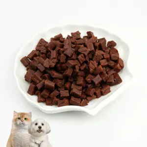 Factory Direct Selling Competitive Price Multiple Flavor Egg Yolk Meat Floss Beef Cubes For Pet