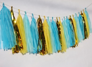20 pz/set di Nozze Carta Velina Nappa Ghirlande Festa di Compleanno Decorazioni Hanging - Product Image 5