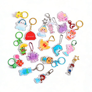 Custom Wholesale Brand Acrylic PVC <b>Anime</b> Fashion Trend Key Chain Creative Cartoon DIY Pendant Cute Star Peripheral UV Printing - Product Image 4