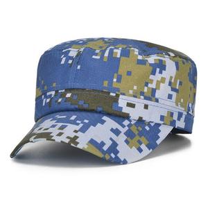 Plain Camouflage Flat Cap adulto Camo Hat Top Cap Stock OK per scegliere e mescolare - Product Image 6