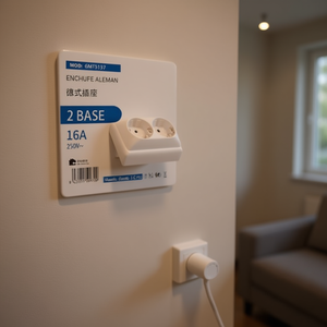 Presa Elettrica Stile Tedesco ENCHUFE ALEMAN in Plastica, Materiale Durevole - Product Image 3