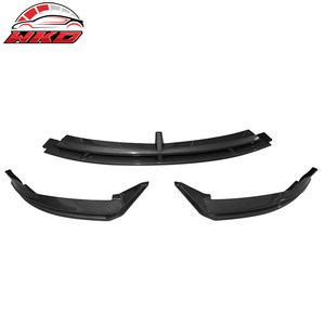 Compatible con Tesla Model 3 2024-2025, Estilo IKON2, Labio de Parachoques Delantero con Estampado de Fibra de Carbono - Product Image 3