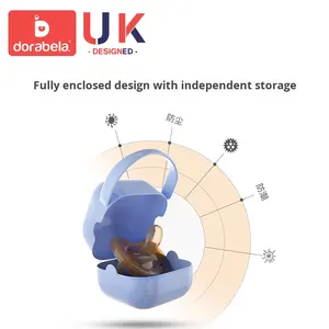 Chupete para Bebé <span class=keywords><strong>Dora</strong></span> Beila, Ultra Suave, Tipo Sueño, Leche Materna Realista, Silicona Libre de BPA, Forma de Calabaza Pequeña, Sin Asas, 0-12 Meses - Product Image 4