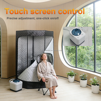Dôme de sauna à vapeur humide de grande taille, spacieux, pour la maison, tente de sauna de 3 L pour la relaxation du corps entier