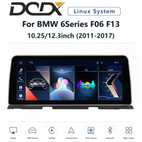 Autoradio pour BMW Série 6 F06 F12 F13 (2010-2016) CIC/NBT 10.25"/12.3" Système Linux, CarPlay et Android Auto sans fil
