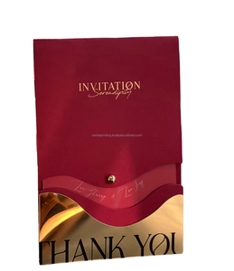 การ์ดเชิญงานแต่งงานแบบหรูหรากระดาษศิลปะคุณภาพออกแบบอย่างมืออาชีพกระดาษแข็งสำหรับการพิมพ์คำเชิญทางธุรกิจ - Product Image 3
