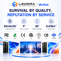 Écran LED LEDORA P3.91 de location 4K HDR10, étanche IP65, garantie 5 ans, pour concerts en intérieur/extérieur, salons professionnels, mariages, scènes