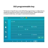Téléphone VoIP de conférence audio-vidéo multi-parties, compatible avec le développement secondaire, enregistrement d'appels téléphoniques SIP IP, double Gigabit
