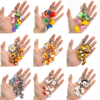 Llaveros de PVC con temática deportiva 2D y 3D de moda al por mayor: set de llaveros de béisbol, baloncesto y fútbol para mochilas y colgantes de bolsos.