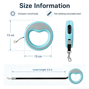 Wholesale PUPE 2.5M Premium Solid Retractable Hands-Free Heavy Duty Nylon <b>Dog</b> <b>Leash</b> Adjustable Automatic Luxury <b>Dog</b> Accessories - Product Image 6