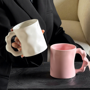 Mug martelé Papillon au design moderne et épuré avec poignée, <span class=keywords><strong>cadeau</strong></span> de bureau <span class=keywords><strong>pour</strong></span> meilleur ami, vaisselle de qualité supérieure <span class=keywords><strong>pour</strong></span> filles, usage domestique - Product Image 3