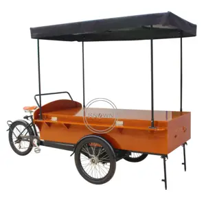 أوروبا الكهربائية 3 عجلة الوجبات السريعة Trike عربات طعام متنقلة تسليم دراجة مخصصة البضائع الدراجات للبيع القهوة
