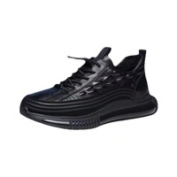 Sneakers de sport décontractées polyvalentes tendance en cuir PU pour hommes, nouvelle collection de designers de luxe OEM