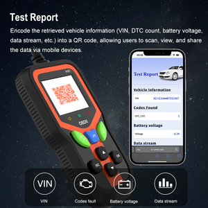 Analizador de motor V321 OBD2, escáner de coche, 12V, detector de fallas, lector de código, herramienta de diagnóstico con <span class=keywords><strong>1</strong></span> año de garantía - Product Image 3
