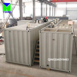 98% <span class=keywords><strong>COD</strong></span> Reduce el paquete portátil compacto en contenedor MBR MBBR Planta de tratamiento de aguas residuales 300 500m3 - Product Image 5