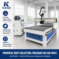 Routeur CNC robuste KAISE KS-ATC1325L avec ATC linéaire, déplacement 3200x2100x1600mm, broche 6kW, précision de positionnement 0,03mm pour les grandes pièces