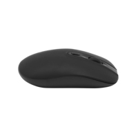 Mouse nirkabel 4D 1600DPI 2.4G 1600DPI, Mouse Game ergonomis ringan tahan air untuk komputer dan kantor