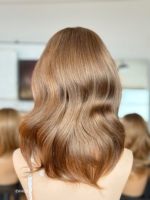 Perruque de luxe en cheveux humains européens SHY, texture fine, base mono, pour remplacement capillaire – Fournisseur de marque