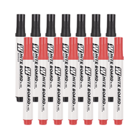 Personnalisation en usine marqueur de tableau blanc de haute qualité fournitures scolaires noires 2024 marqueur de tableau blanc rechargeable