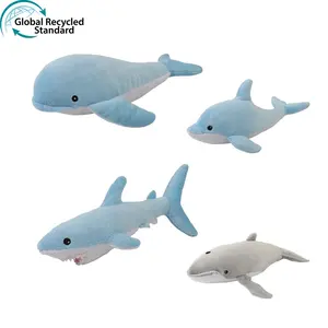 100% Recycled Bottle Stuffed Custom R-pet Plush Sea Animals Toys