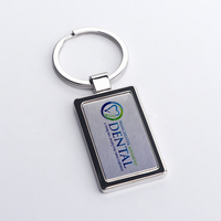 Créez votre propre logo en dôme époxy, pièces de porte-clés en métal 3D, vente en gros de souvenirs en métal, fabricants de porte-clés personnalisés en Chine