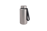 Bouteille d'eau sportive en titane de 1000 ml, à paroi simple, légère, pour le camping en plein air, avec couvercle en titane