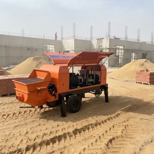 Individualisierbare Betonpumpe Dieselbetonförderpumpe Preis Baumaschinen Kostenloses Zubehör - Product Image 2